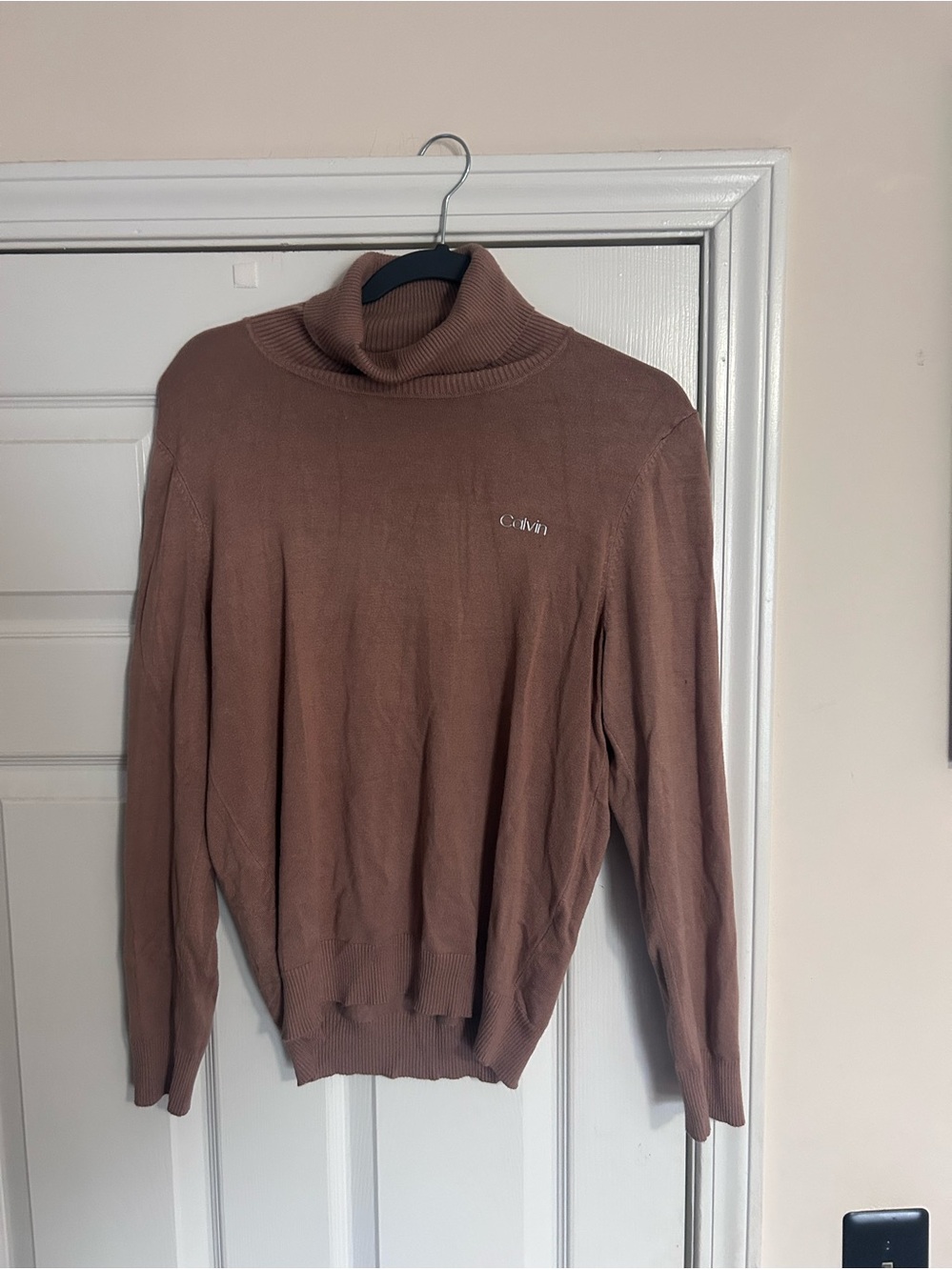 Calvin Klein Women’s Brown Turtleneck Sweater